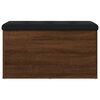 vidaXL Banc de rangement ch&ecirc;ne marron 82x42x45 cm Bois d'ing&eacute;nierie