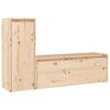 vidaXL Meubles TV 2 pcs Bois massif de pin