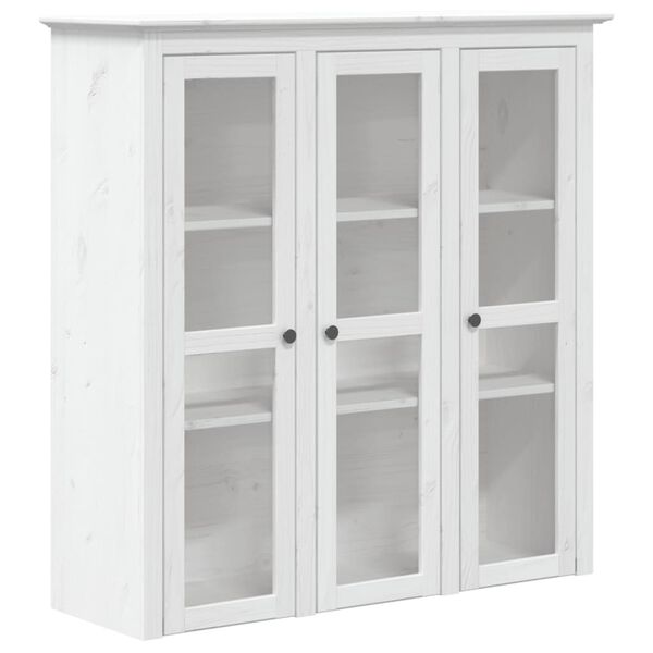 vidaXL Buffet BODO blanc 115,5x43x200,5 cm bois massif de pin
