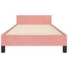 vidaXL Cadre de lit sans matelas rose 80x200 cm velours