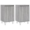 vidaXL Buffets 2 pcs sonoma gris 40x35x70 cm bois d'ing&eacute;nierie