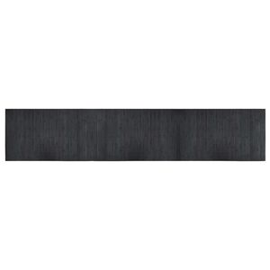 vidaXL Tapis rectangulaire gris 60x300 cm bambou