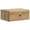 vidaXL Cabinet de chevet mural Ch&ecirc;ne artisanal 49 x 34,5 x 20 cm
