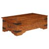 vidaXL Table basse Bois d'acacia solide avec finition miel 110x55x35cm