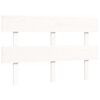 vidaXL Lit pour personne &acirc;g&eacute;e sans matelas blanc 120x200cm bois massif