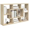 vidaXL &Eacute;tag&egrave;re murale Ch&ecirc;ne Sonoma 85x16x52,5 cm Bois d'ing&eacute;nierie