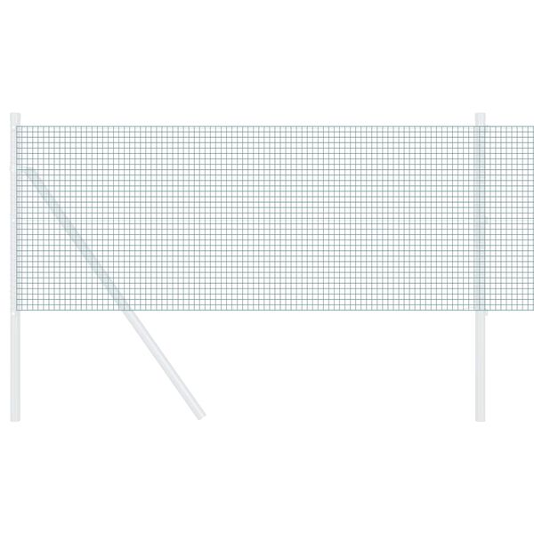 vidaXL Cl&ocirc;ture en fil soud&eacute; Vert 0.6 x 25 m