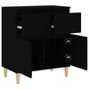 vidaXL Buffet Noir 60x35x70 cm Bois d'ing&eacute;nierie