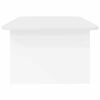 vidaXL Table basse Blanc 93 x 53 x 33 cm Bois d'ing&eacute;nierie