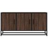 vidaXL Meuble TV ch&ecirc;ne marron 100x35x50 cm bois d'ing&eacute;nierie et m&eacute;tal