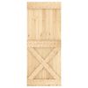 vidaXL Porte NARVIK Naturel 85 x 210 cm Bois de pin massif