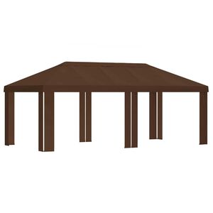 vidaXL Housse de Gazebo 6 x 3 m Marron Polyester 190