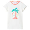 T-shirt pour enfants &eacute;cru 128