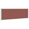 vidaXL Auvent lat&eacute;ral r&eacute;tractable de patio 200x614 cm Marron