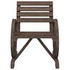 vidaXL Chaises de jardin Bois de sapin massif