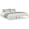 vidaXL Cadre de lit extra long sans matelas 180x210 cm bois massif pin