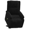 vidaXL Fauteuil de massage Noir Velours