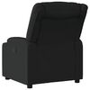 vidaXL Fauteuil inclinable électrique Noir Tissu