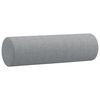 vidaXL Ensemble de canap&eacute;s 4 pcs coussins gris clair tissu