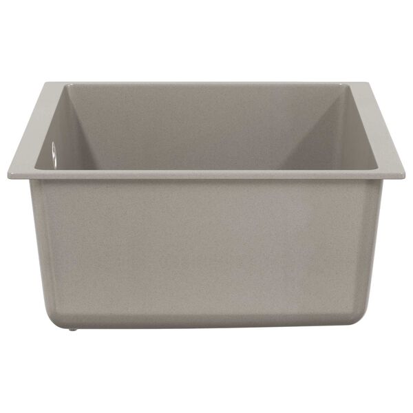 vidaXL &Eacute;vier Gris 530 x 460 mm 80% Quartz et 20% R&eacute;sine