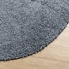 vidaXL Tapis shaggy PAMPLONA poils longs moderne bleu Ø 160 cm