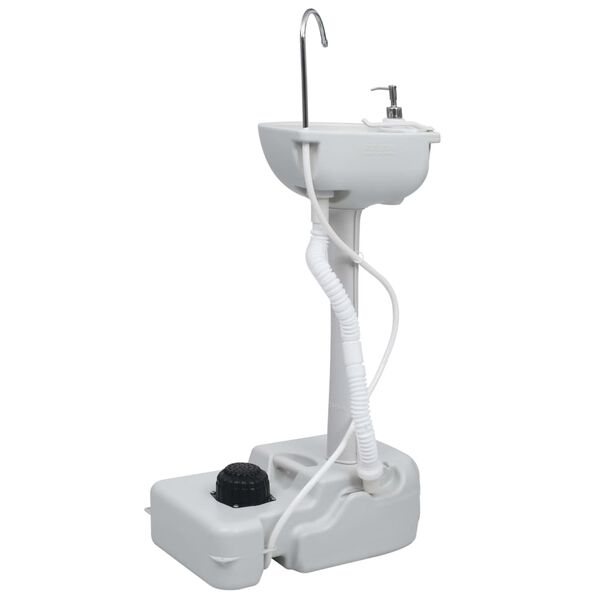 vidaXL Ensemble de toilette support de lavage des mains r&eacute;servoir eau