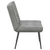 vidaXL Chaise de relaxation gris clair 64x74x84 cm velours