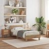 vidaXL Cadre de lit ch&ecirc;ne artisanal 90 x 200 cm Bois d'ing&eacute;nierie