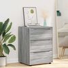 vidaXL Armoire de rangement Gris Sonoma 60 x 48 x 81 cm