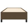 vidaXL Cadre de lit sans matelas marron foncé 80x200 cm tissu