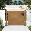 vidaXL Portail de jardin 100x75 cm en acier Corten