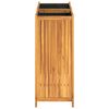 vidaXL Jardini&egrave;re avec doublure 84x42x100 cm bois massif d'acacia