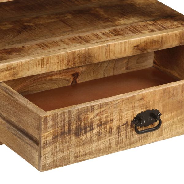 Meuble TV Bois Massif Manguier VidaXL - 100x30x45 Cm - Armoire Basse Salon - Neuf