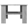 vidaXL Table basse Sonoma gris 60x60x42 cm Bois d'ingénierie