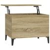 vidaXL Table basse Ch&ecirc;ne sonoma 60x44,5x45 cm Bois d'ing&eacute;nierie