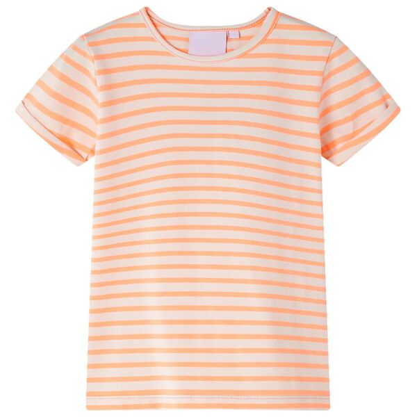 T-shirt pour enfants orange n&eacute;on 104