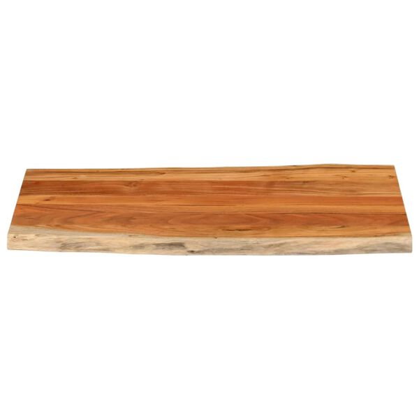 vidaXL Dessus de table 100x60x3,8cm rectangulaire bois massif d'acacia