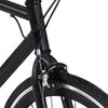 vidaXL V&eacute;lo &agrave; pignon fixe noir 700c 55 cm