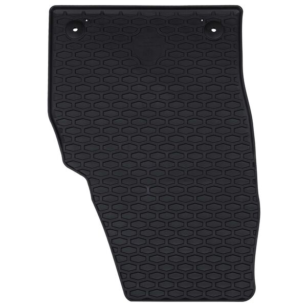 vidaXL Tapis de voiture 4 pcs Noir VW POLO , TAIGO Caoutchouc