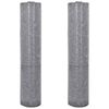 vidaXL Polaires de peintre antid&eacute;rapantes 2 pcs 25 m 220 g/m&sup2; gris