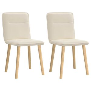 vidaXL Chaises à manger lot de 2 Lin