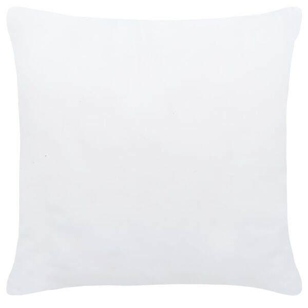 vidaXL Garnitures de coussin 2 pcs 45x45 cm Blanc