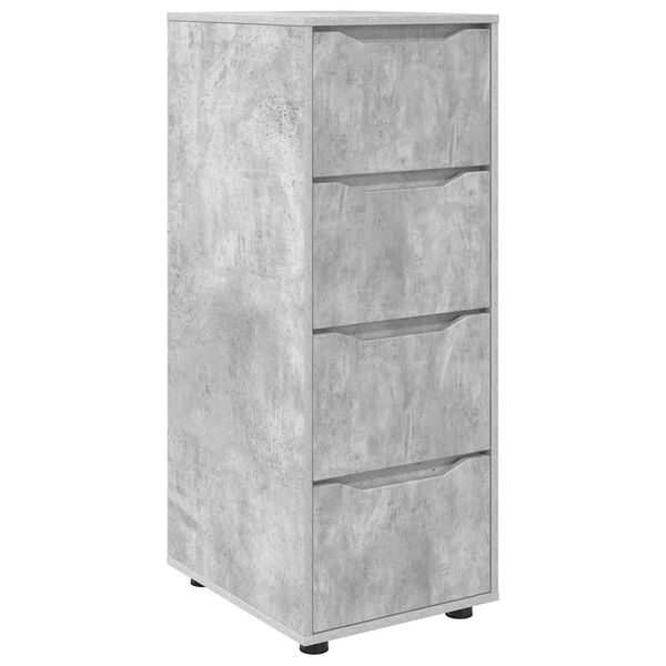 vidaXL Armoire de rangement Gris b&eacute;ton 40 x 48 x 105 cm