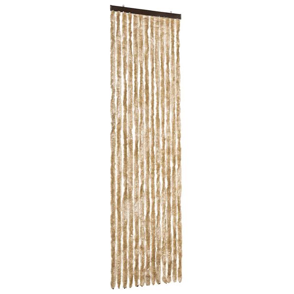 vidaXL Moustiquaire Beige 56x200 cm Chenille