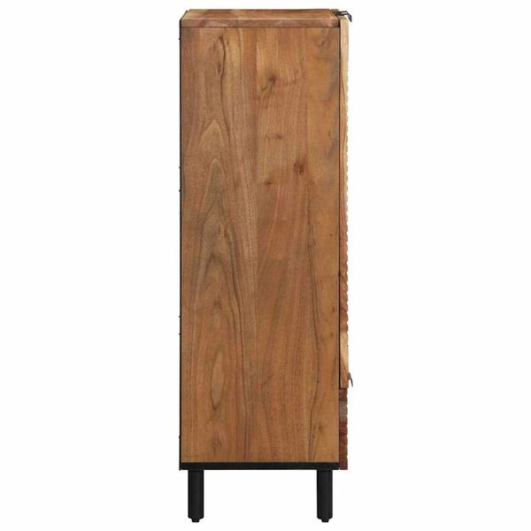 vidaXL Haut Armoire Naturel 60 x 33,5 x 100 cm Bois d'Acacia Massif
