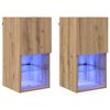 vidaXL Meubles TV muraux 2 pc Ch&ecirc;ne artisanal Bois d'ing&eacute;nierie