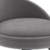 vidaXL Tabouret de bar Gris foncé Velours