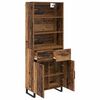 vidaXL Haut Armoire Bois ancien 69,5 x 34 x 180 cm Bois d'ing&eacute;nierie