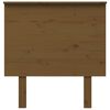 vidaXL Tête de lit Marron miel 79x6x82,5 cm Bois massif de pin