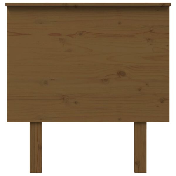 vidaXL Tête de lit Marron miel 79x6x82,5 cm Bois massif de pin
